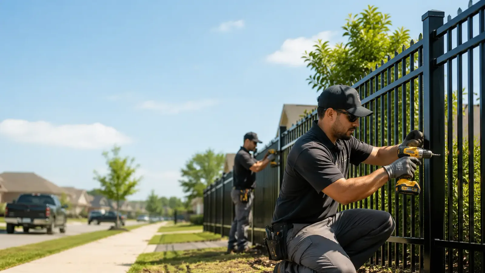 Metal Fence Installation in Hoboken, GA